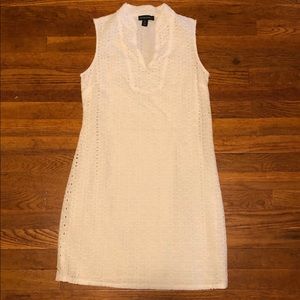 Cynthia Rowley White Eyelet Lace Dress